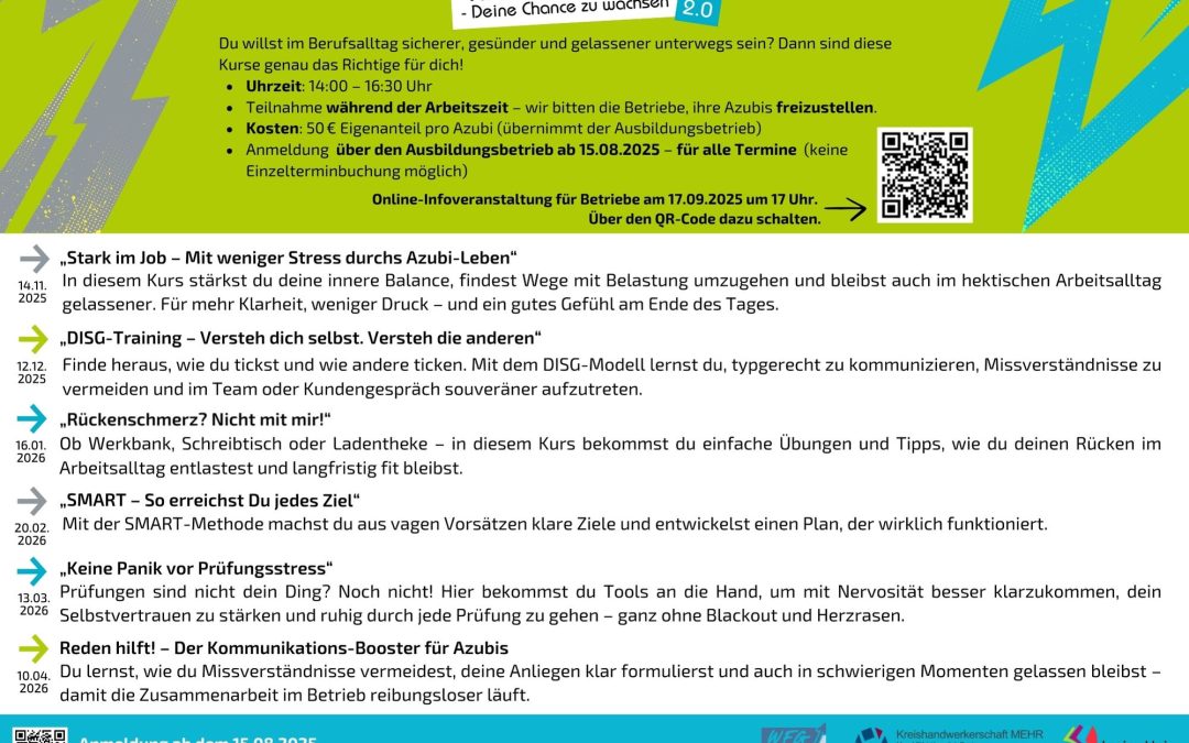 Azubi SkillBoost 2.0 – Mehr als Ausbildung!