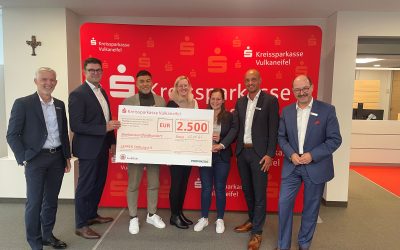 2.500 Euro für die Bildung von morgen – Provinzial und Kreissparkasse unterstützen Junior Uni Daun