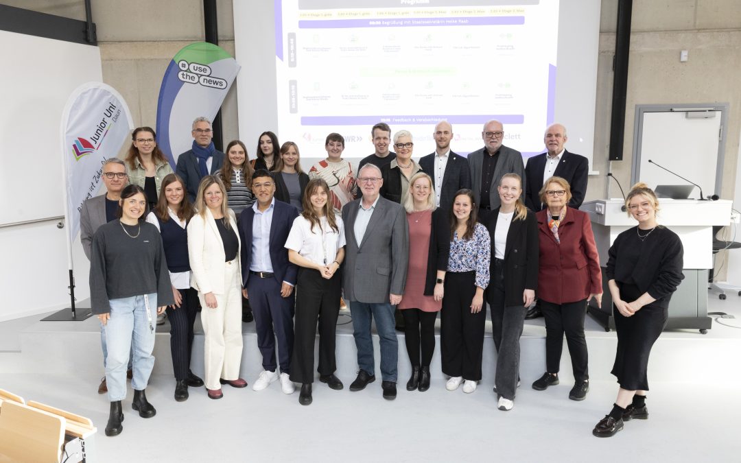 Newscamp in der Junior Uni Daun: Jugendliche erleben Journalismus hautnah