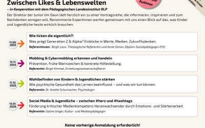 Zwischen Likes & Lebenswelten – Neue Vortragsreihe an der Junior Uni Daun