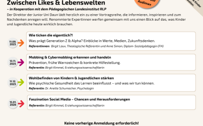 Zwischen Likes & Lebenswelten – Neue Vortragsreihe an der Junior Uni Daun
